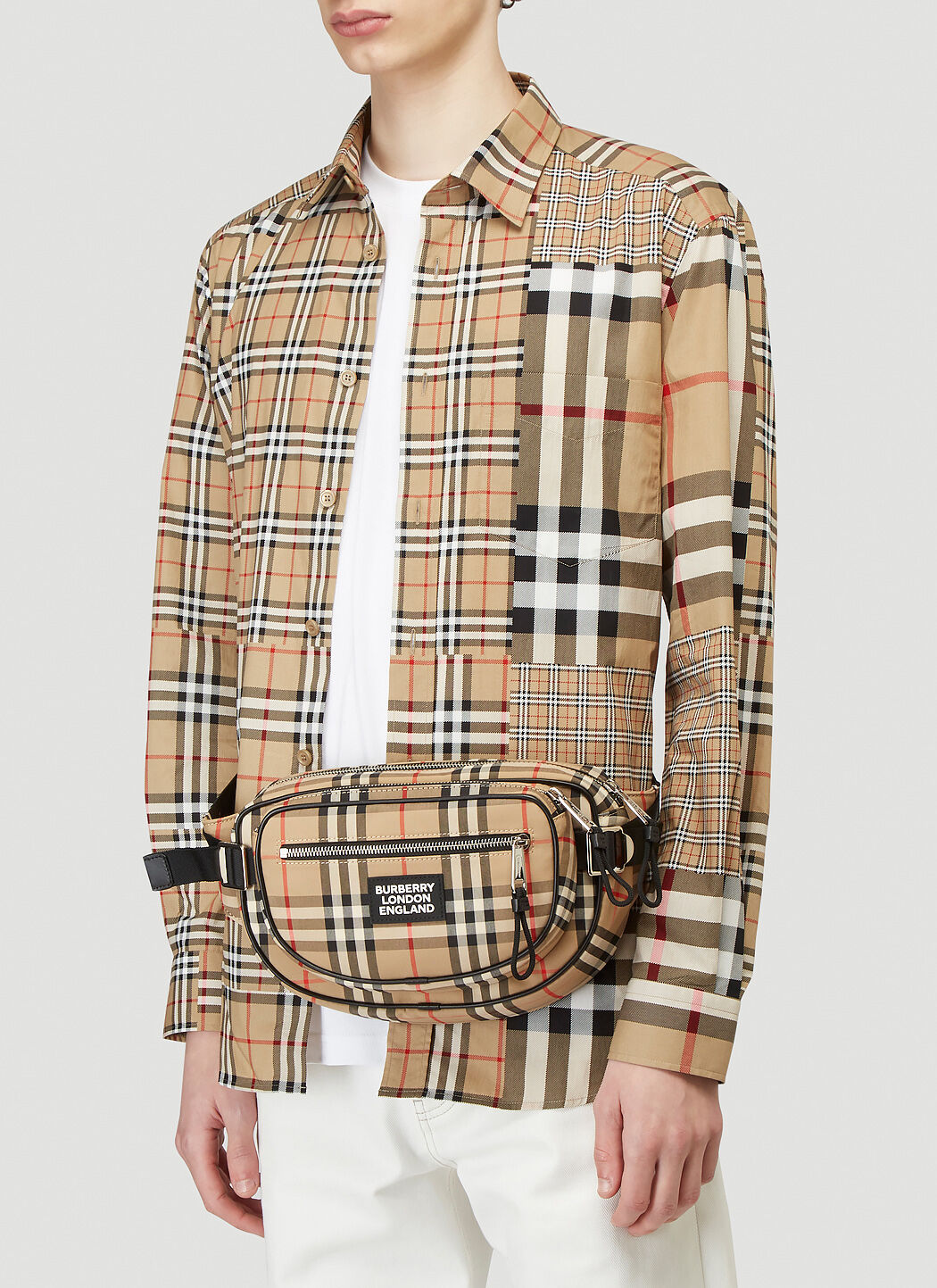 Burberry vintage check belt discount bag