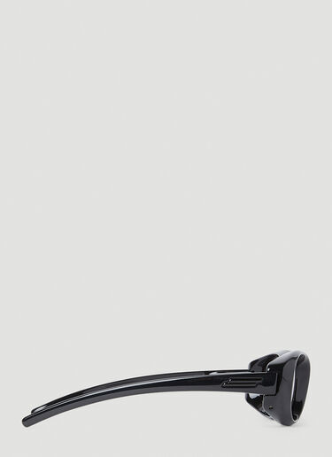 Bottega Veneta Arch 椭圆形太阳镜 黑色 bov0151121