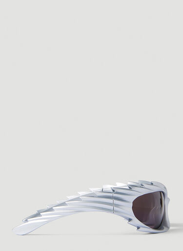 Spike Rec Sunglasses Balenciaga Spike Rec Sunglasses Silver bal0351008