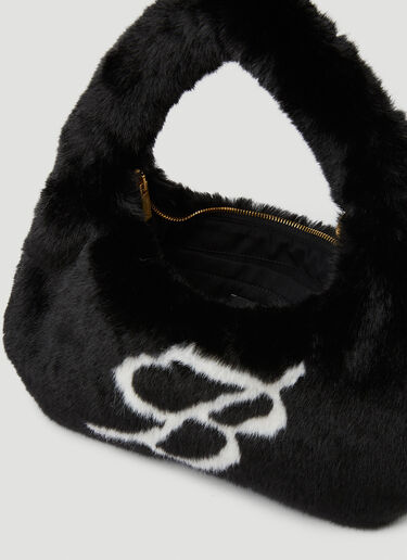 Blumarine Eco Faux Fur Handbag Black blm0249017