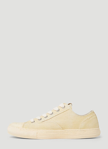 Maison Mihara Yasuhiro Past Sole Over Dye Low Top Sneakers Beige mmy0153005