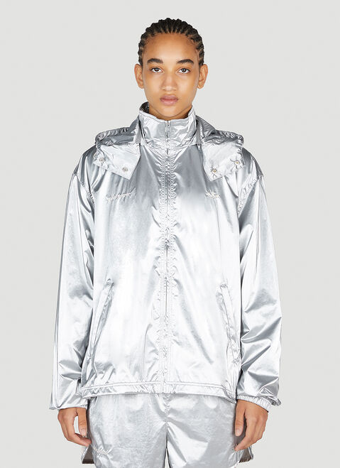 adidas by Wales Bonner Metallic Anorak Track Jacket White awb0354003