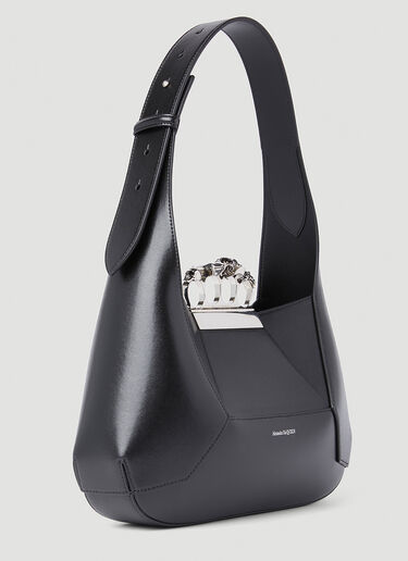 Alexander McQueen The Jewelled Hobo Bag Black amq0251042