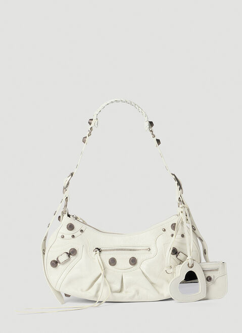 Jacquemus Le Cagole Small Shoulder Bag Cream jac0254095