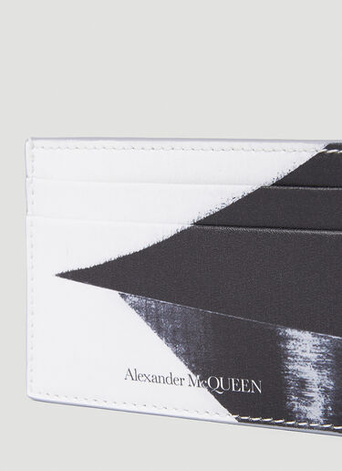Alexander McQueen Brushstroke Cardholder Black amq0152029