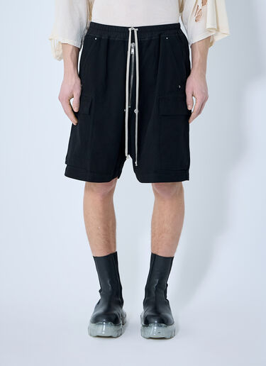 Rick Owens DRKSHDW Cargobelas Shorts Black drk0160011
