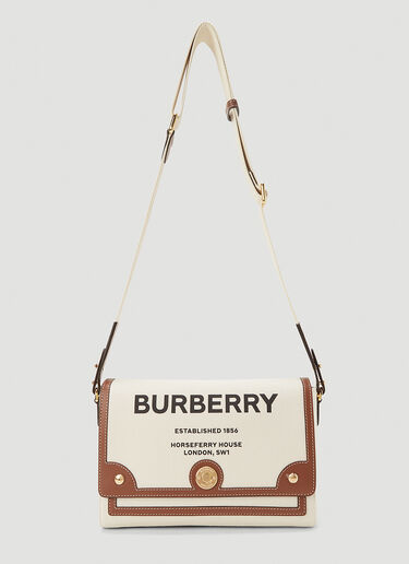 Burberry Note 帆布单肩包 米色 bur0243108