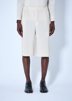 Homme Plissé Issey Miyake Pleated Shorts Beige hmp0164010
