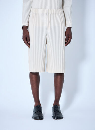 Homme Plissé Issey Miyake Pleated Shorts Beige hmp0164010