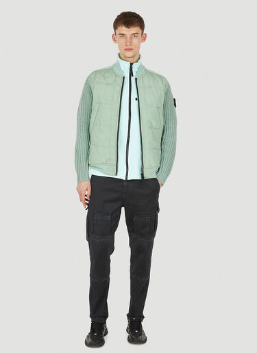 Stone Island Compass Patch Bomber Jacket Green sto0150008