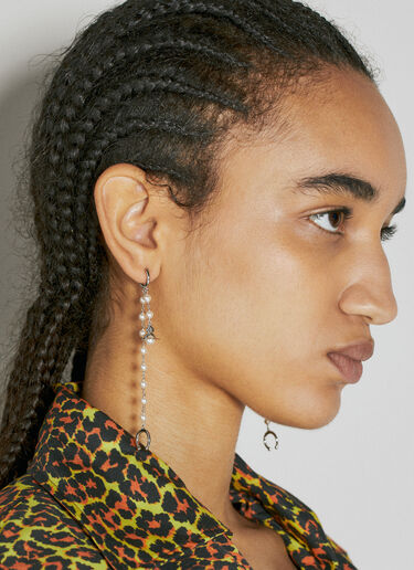 Vivienne Westwood Samara イヤリング ホワイト vvw0254059