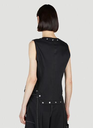 Aine Gilet Jacket Kiko Kostadinov Aine Gilet Jacket Black kko0252003