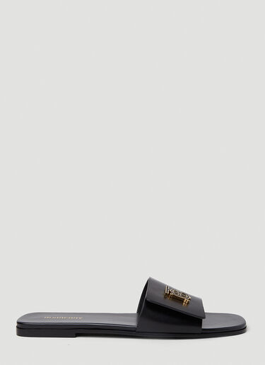 Burberry TB Monogram Slides Black bur0251076