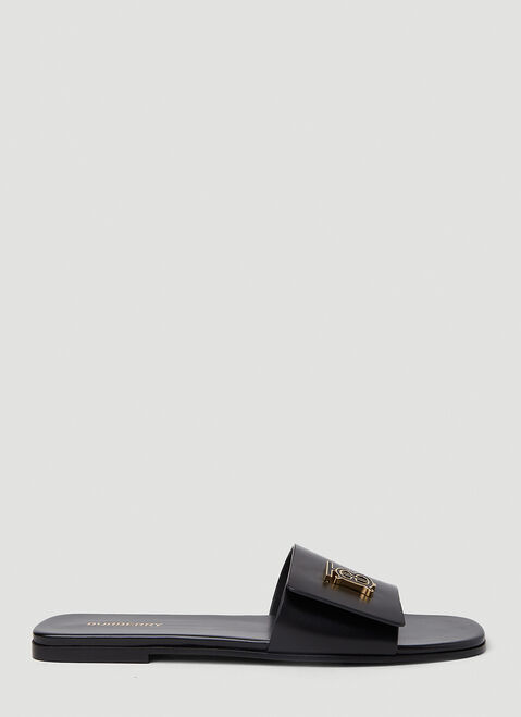 Versace TB Monogram Slides Black vrs0253025