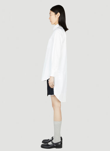 스플릿 백 셔츠 Thom Browne 스플릿 백 셔츠 화이트 thb0251016