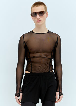 Charlie Constantinou Eden Mesh Bodysuit Brown cco0158003