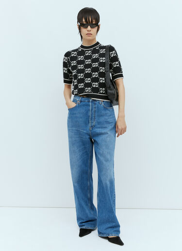 GG ウールブークレジャカードトップス Gucci GG ウールブークレジャカードトップス ブラック guc0255026