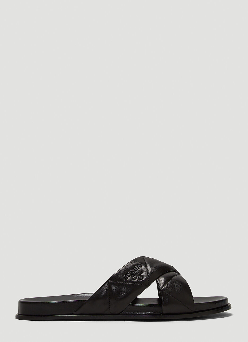 Prada discount crossover sandals
