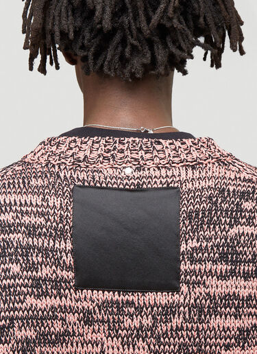 OAMC Contrast Knitted Sweatshirt Pink oam0144005
