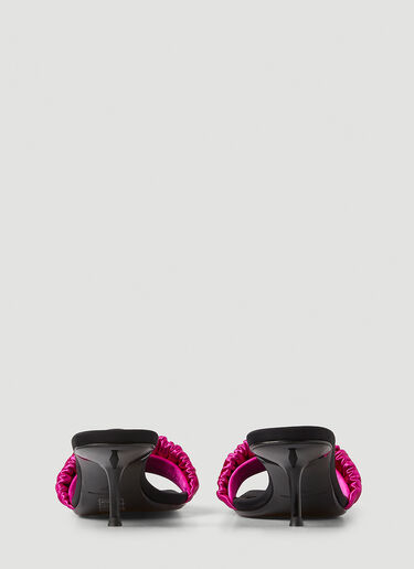 Alexander Wang Jessie Scrunchie Kitten Heel Mules Pink awg0247046