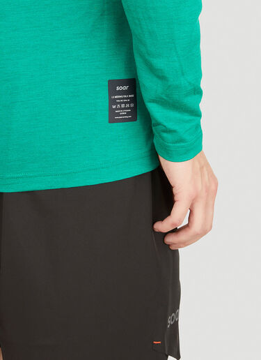 SOAR Long Sleeve Base Layer Green soa0150010
