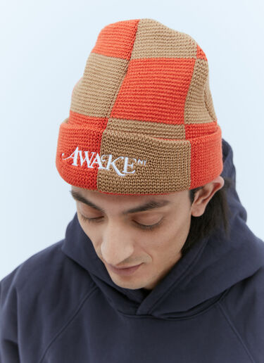 棋盘格无檐便帽 Awake NY 棋盘格无檐便帽 米色 awk0154017