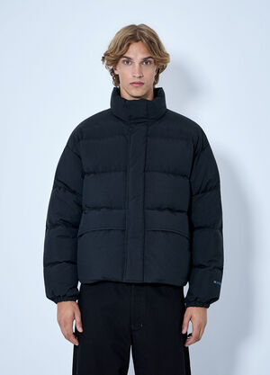 Jil Sander High-Neck Puffer Jacket Black jil0165003