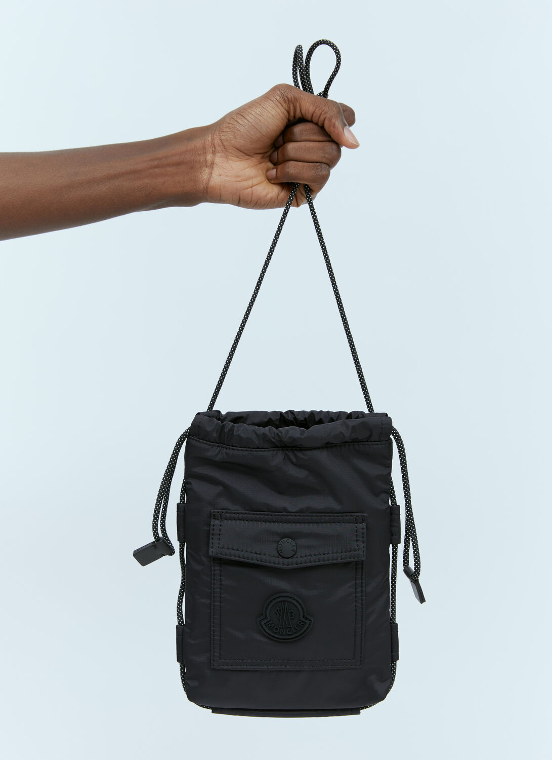 Shop Moncler Makaio Crossbody Bag In Black