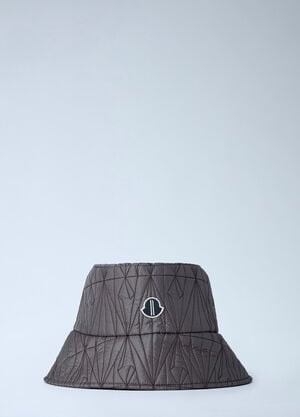 Moncler + Rick Owens Quilted Bucket Hat Grey mcs0363030