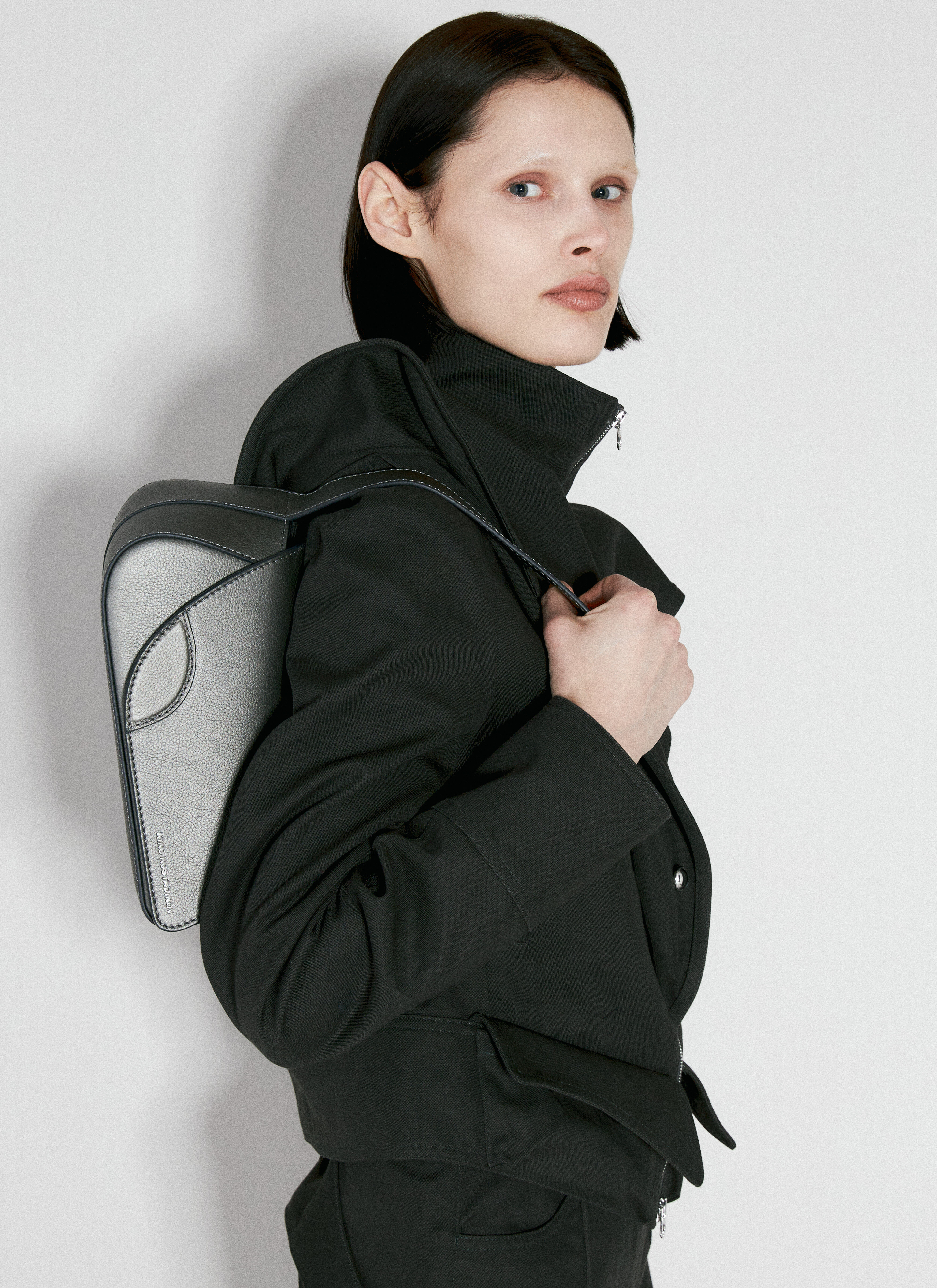 Kiko Kostadinov Women's' Trivia Shoulder Bag in Grey | LN-CC®