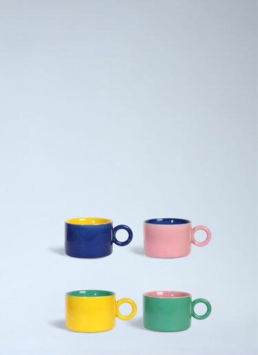 &k Amsterdam Set Of Four Chiquito Mugs Multicolour wps0692381