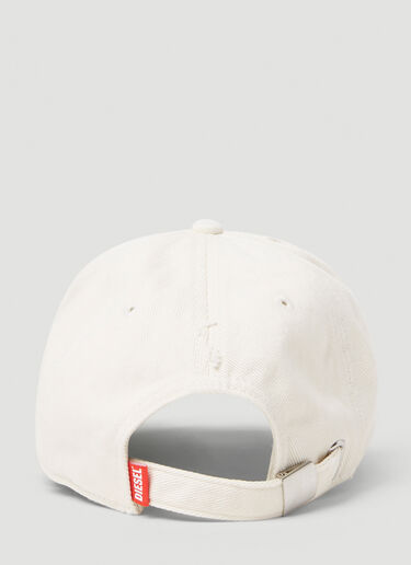 Diesel C-Beast-A1 Baseball Cap White dsl0155028