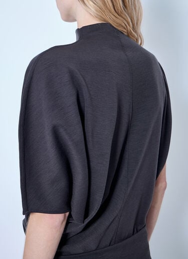 Lemaire Twisted Dress Dark Grey lem0266009