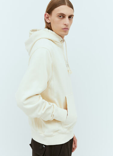 Gallery Dept. Fucked Up Logo Hooded Sweatshirt Beige gdp0152020