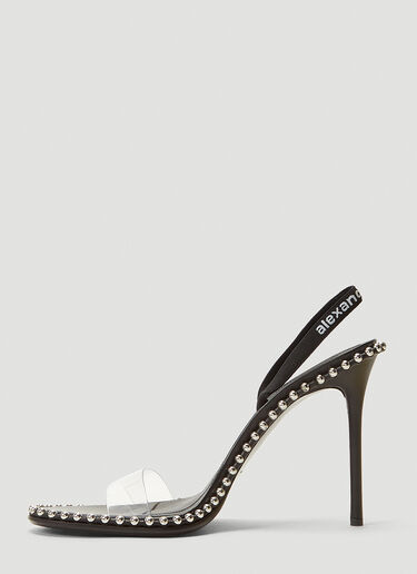 Alexander Wang Nova Stud-Embellished Heels Black awg0242046