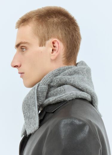 Jacquemus Le Chale Gros Grain 围巾 深灰色 jac0158024