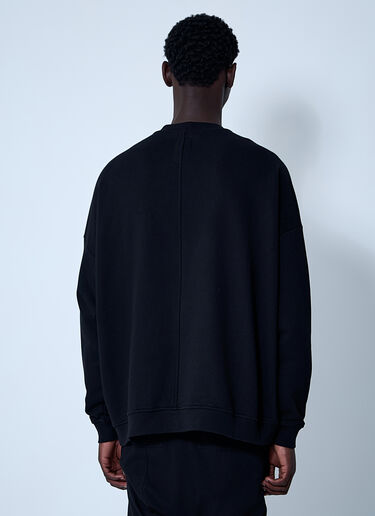 Rick Owens x Champion Text Print Sweatshirt Black roc0161003