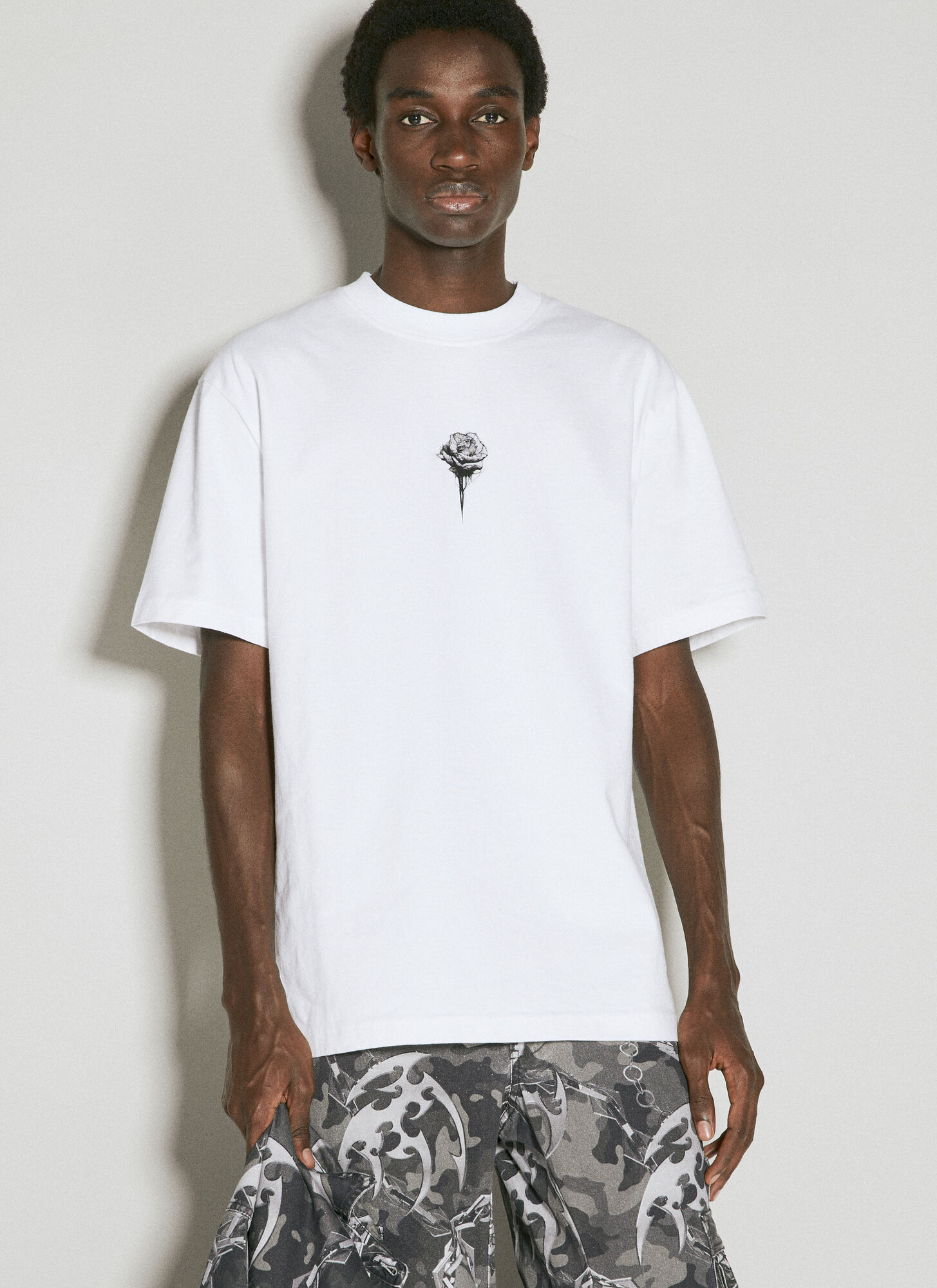 Han Kjobenhavn Rose Boxy T-shirt In White