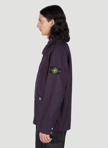 Stone Island Patch Pocket Compass Patch Jacket Purple sto0152023