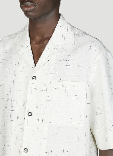 Bottega Veneta Light Criss-Cross Shirt Cream bov0155012