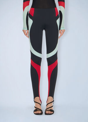Off-White Color Block Leggings Black ofw0264036