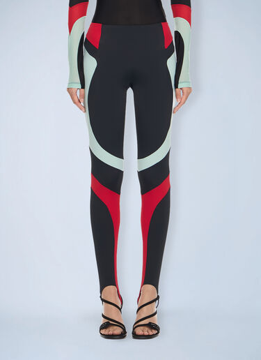 Off-White Color Block Leggings Black ofw0264036
