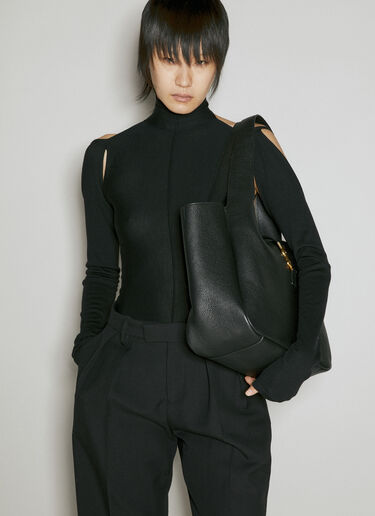 Saint Laurent Le 5 à 7 Bea Shoulder Bag Black sla0254109