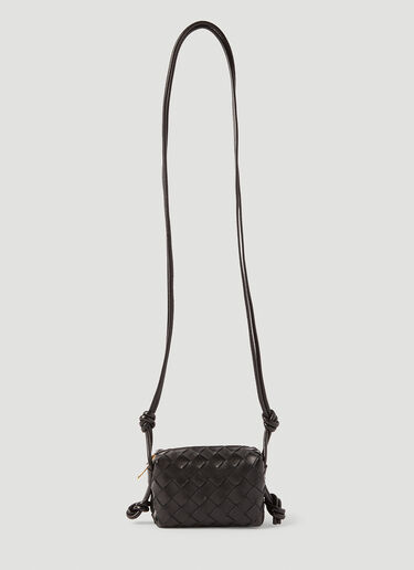 BOTTEGA VENETA - Loop mini Intrecciato leather cross-body bag