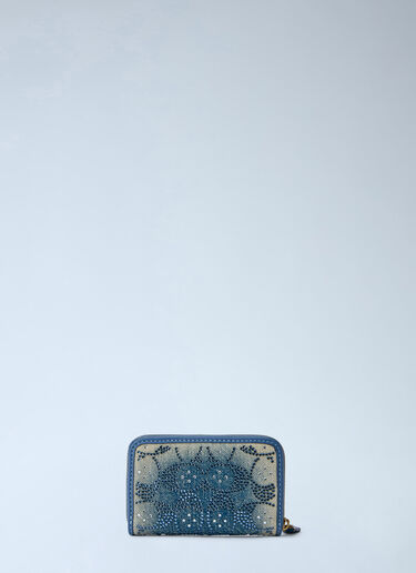 LN-CC® - Coach: Essential Small Zip Around Card Case - Blue Coach Essential Small Zip Around Card Case Blue coa0265029