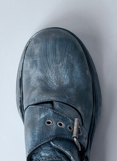 Acne Studios Buckle Leather Shoes Black acn0160013