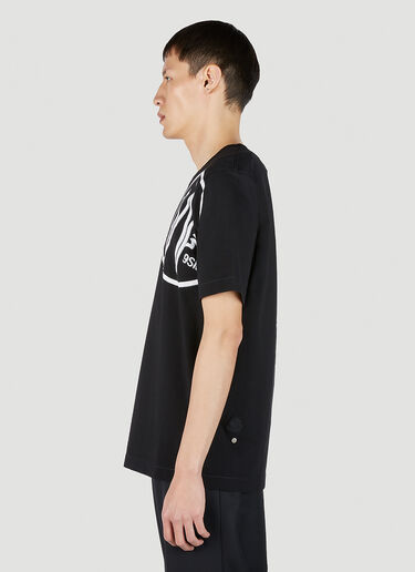 6 Moncler 1017 ALYX SM 徽标印花 T 恤 黑色 mal0151006