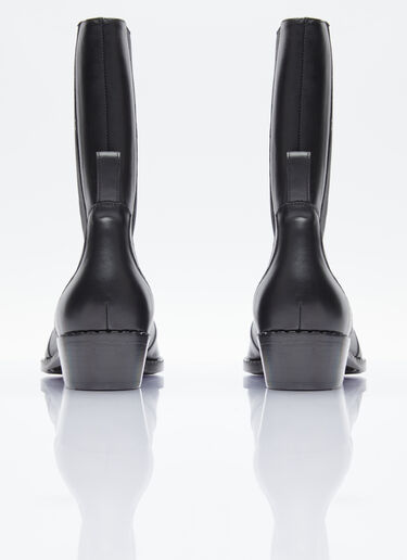 Leather Western Boots BY FAR Leather Western Boots Black byf0253021