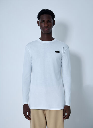 Miu Miu Set Of Three Logo Motif T-Shirts White miu0361001