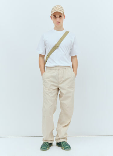 Burberry Elasticated Waistband Pants Cream bur0155029